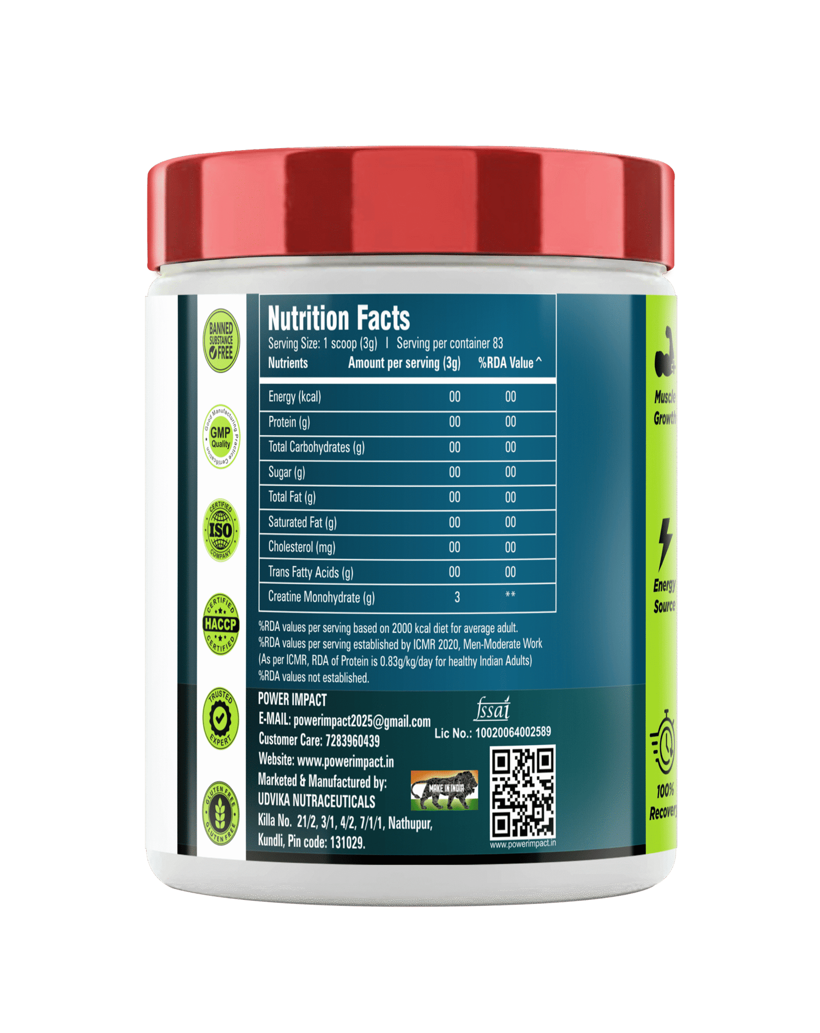 Creatine Monohydrate Advance+ - Image 2